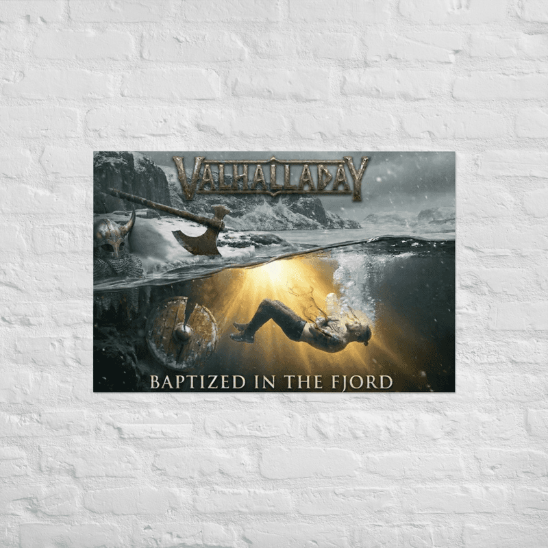 Baptized in the Fjord Poster